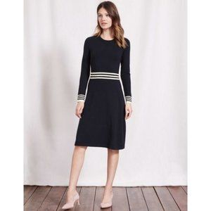 Boden Hilda Knitted Wool Long Sleeve Sweater Dress